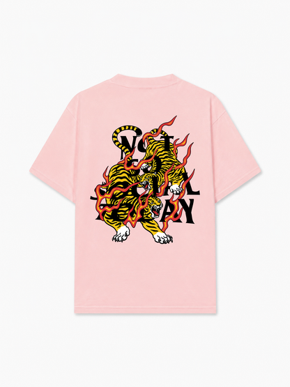 Áo Thun Relaxed Fit Not So Social Today Tiger Heat