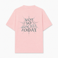Áo Thun Relaxed Fit Not So Social Today Silver Glitter
