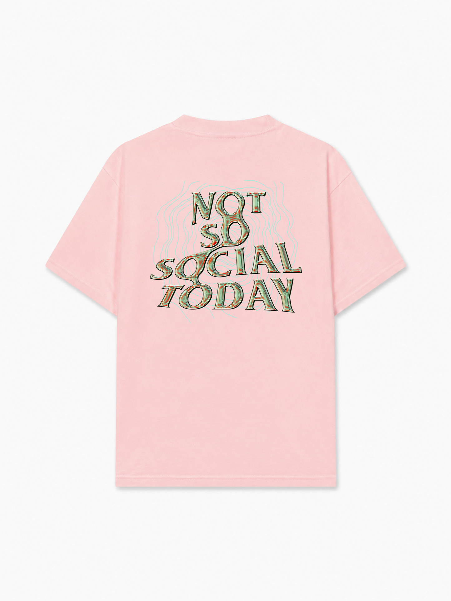 Áo Thun Relaxed Fit Not So Social Today Ripple