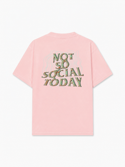 Áo Thun Relaxed Fit Not So Social Today Ripple