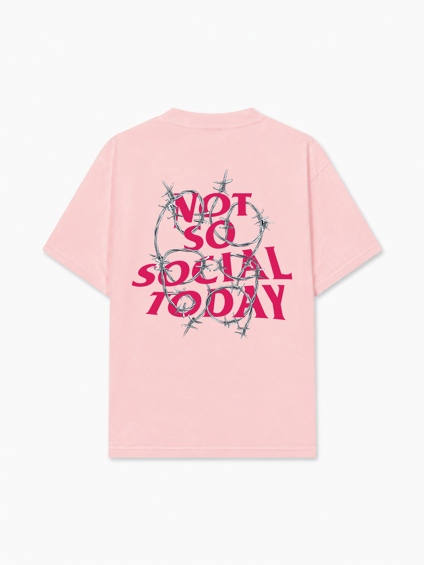 Áo Thun Relaxed Fit Not So Social Today Bobwire