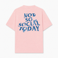 Áo Thun Relaxed Fit Not So Social Today Blue Dragon