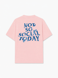 Áo Thun Relaxed Fit Not So Social Today Blue Dragon