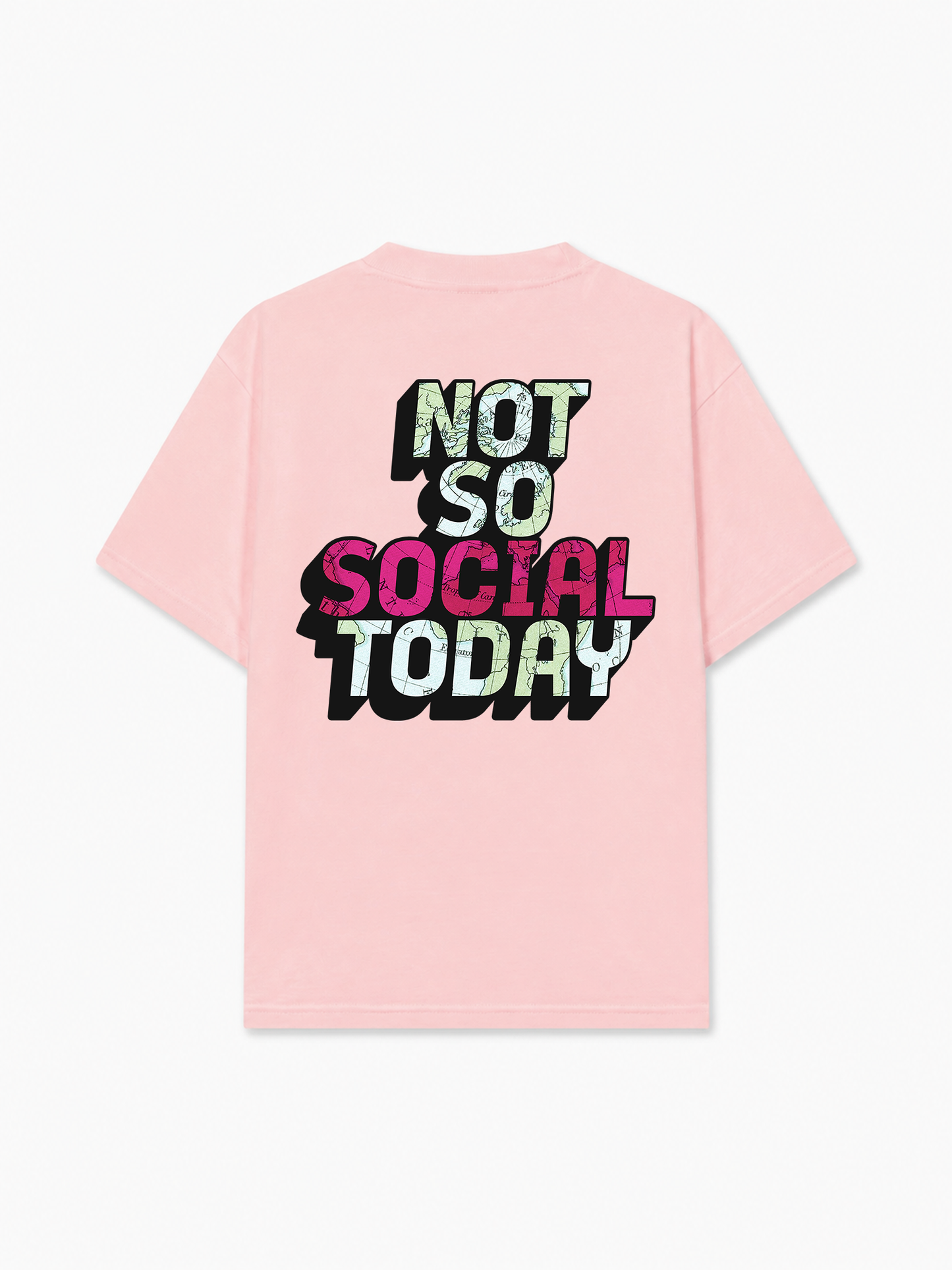 Áo Thun Relaxed Fit Not So Social Today Atlas State