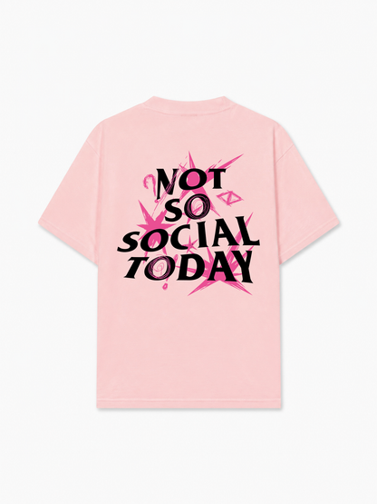 Áo Thun Relaxed Fit Not So Social Today