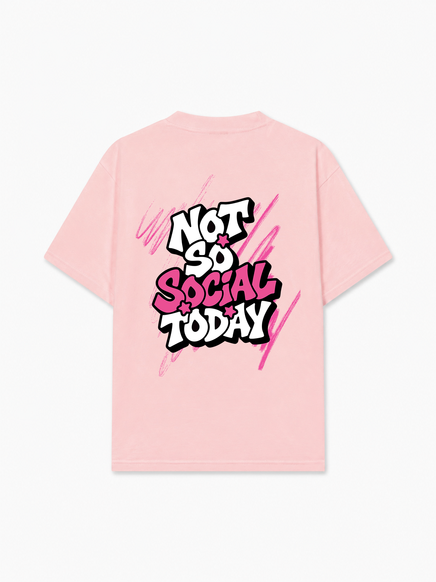 Áo Thun Relaxed Fit Not So Social Today Scribbles