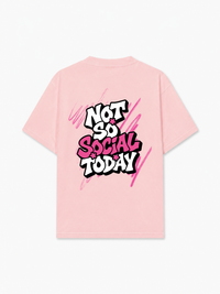 Áo Thun Relaxed Fit Not So Social Today Scribbles
