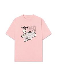 Áo Thun Relaxed Fit Hội Mèo Đi Ngủ