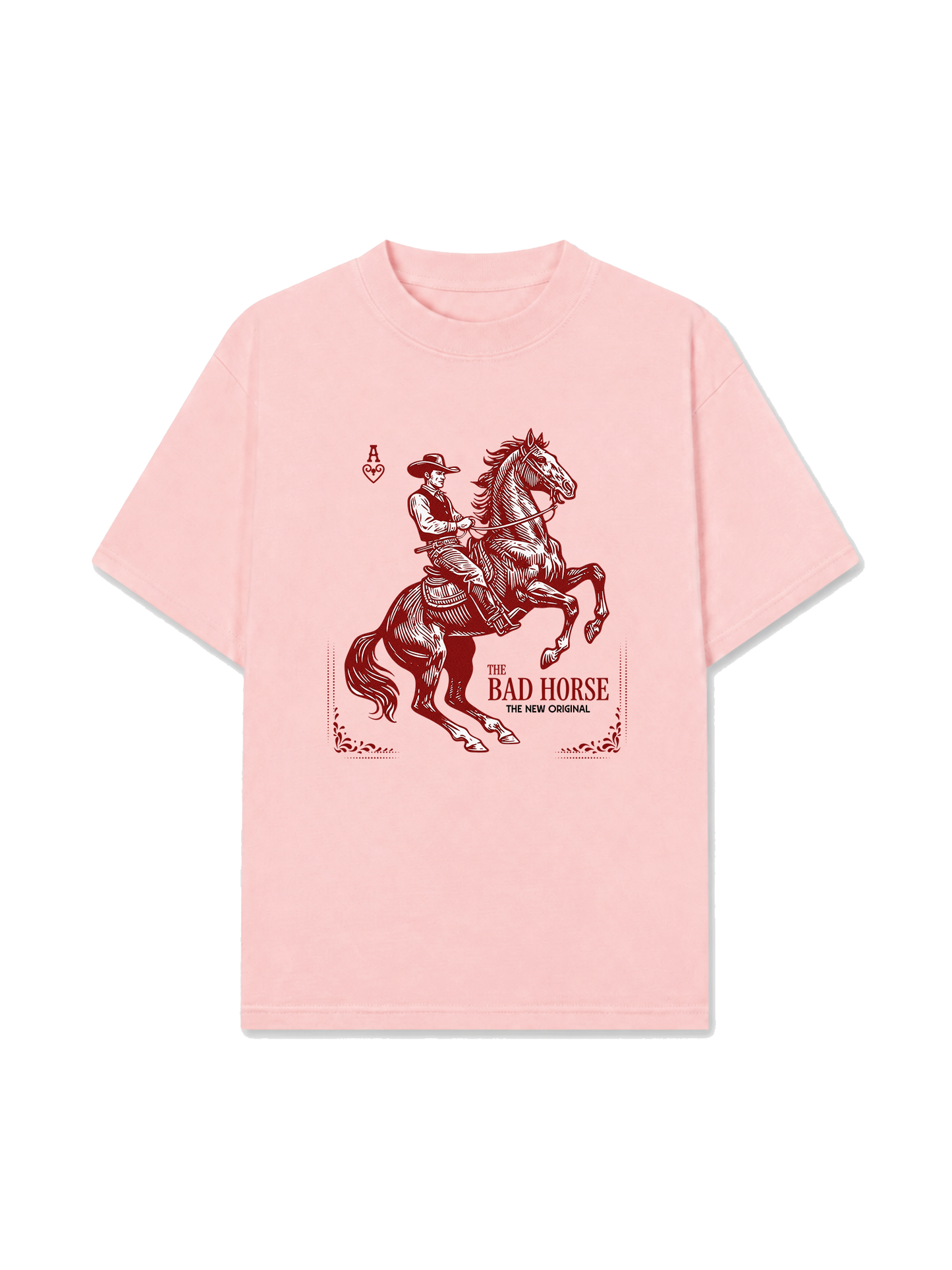 Áo Thun Relaxed Fit The Bad Horse Ace of Heart