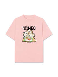 Áo Thun Relaxed Fit Hội Mèo Hăm Ăn