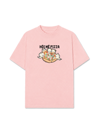 Áo Thun Relaxed Fit Hội Mèo Mê Pizza
