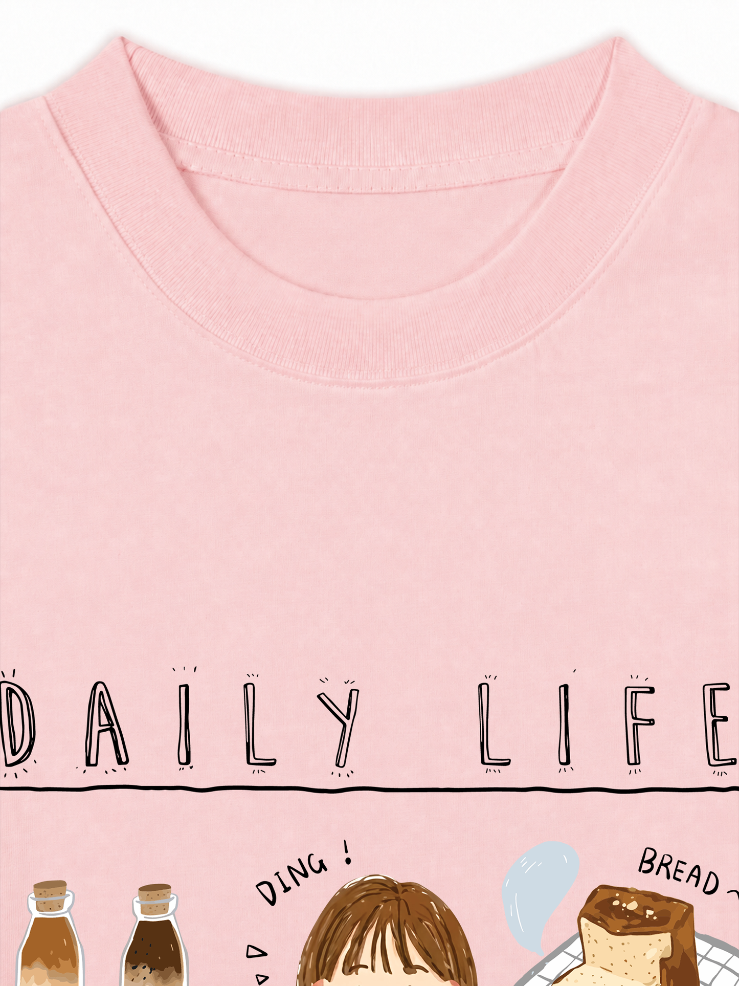 Áo Thun Relaxed Fit Sweet Daily Life