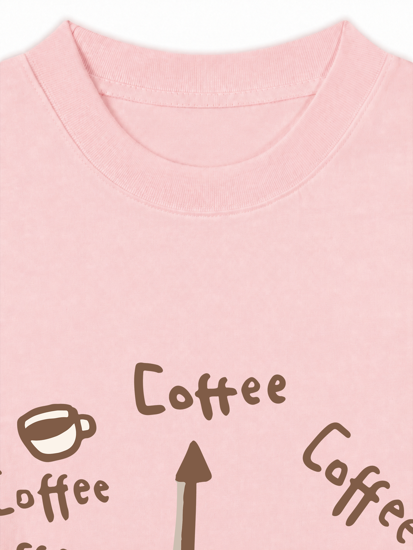 Áo Thun Relaxed Fit Coffee Clock