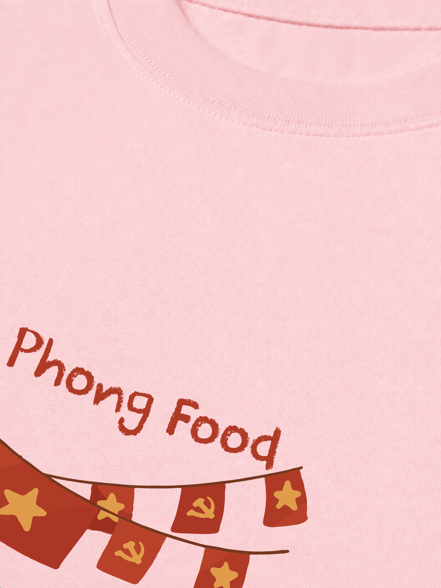 Áo Thun Relaxed Fit Hai Phong Food Phố Cột Đèn