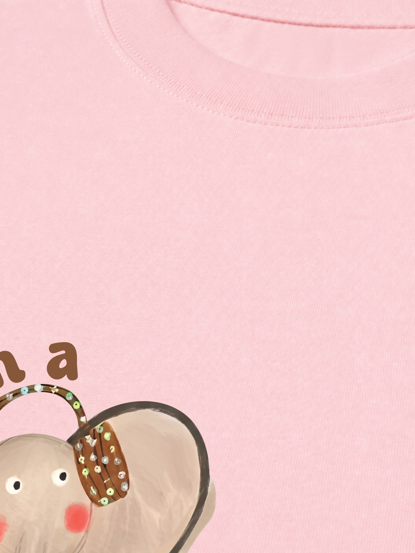 Áo Thun Relaxed Fit Animal I'm A Joyful Little Elephant