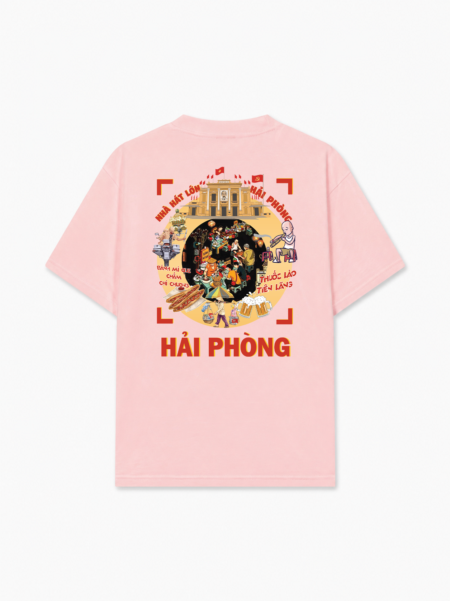 Áo Thun Relaxed Fit Hai Phong Street Life