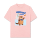 Áo Thun Relaxed Fit Animal Beaver Catches Butterflies