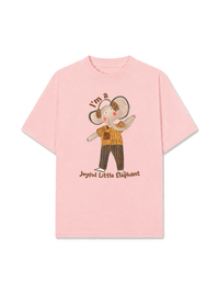 Áo Thun Relaxed Fit Animal I'm A Joyful Little Elephant