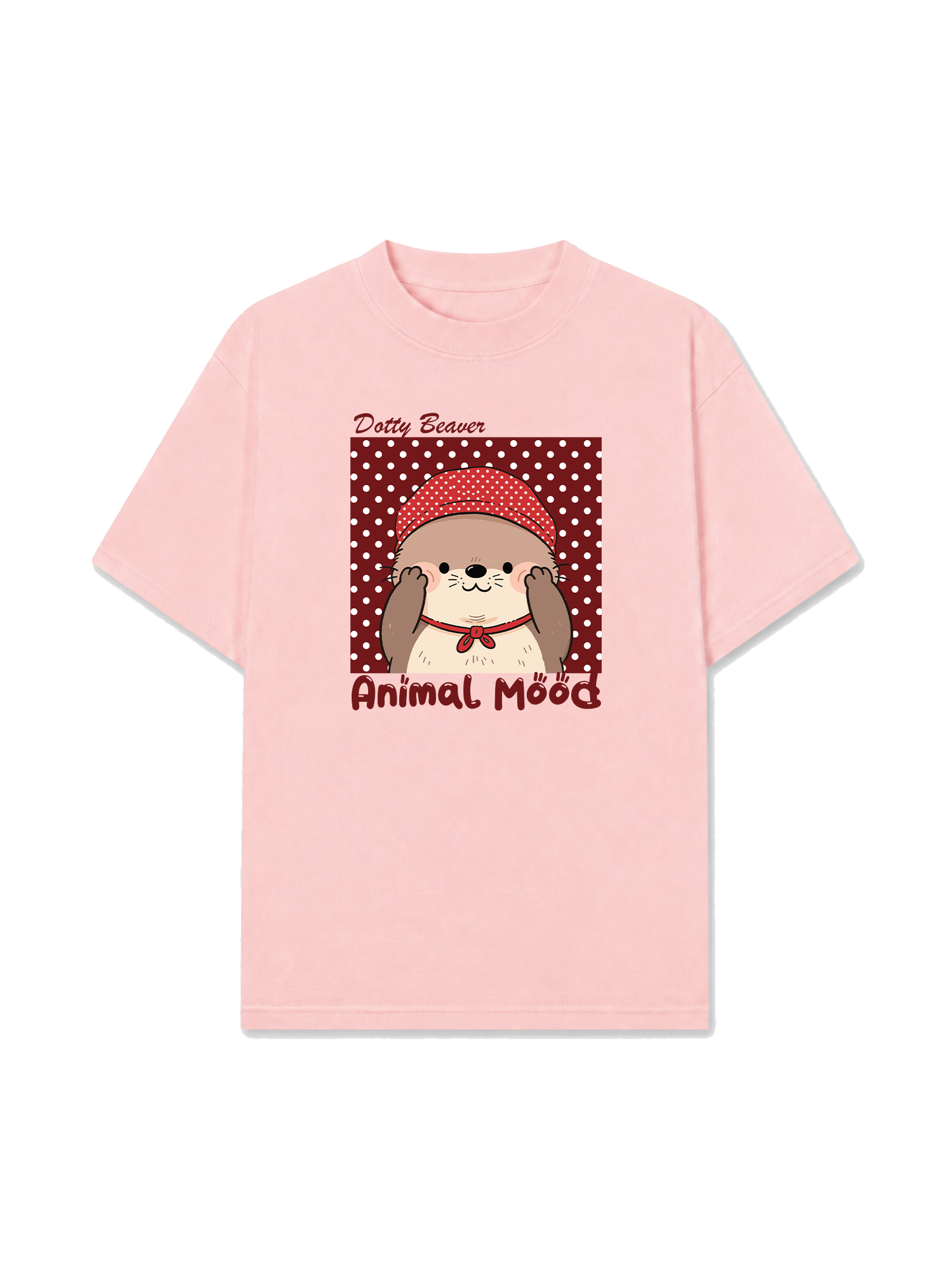 Áo Thun Relaxed Fit Animal Dotty Beaver