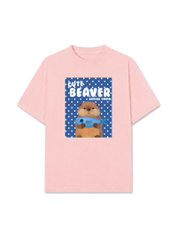 Áo Thun Relaxed Fit Animal Cute Beaver