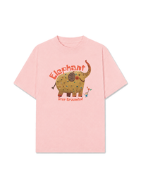 Áo Thun Relaxed Fit Animal Elephant