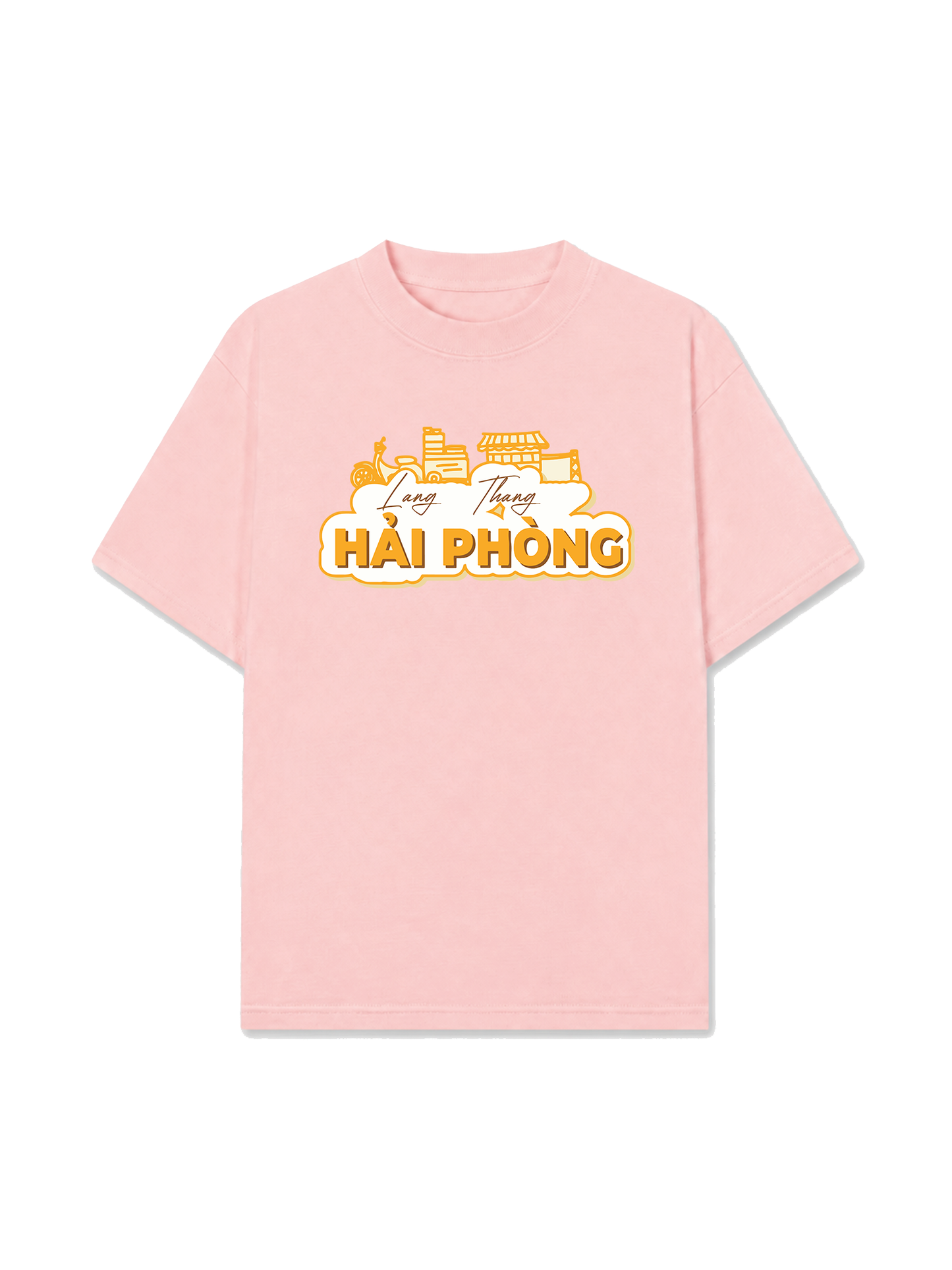 Áo Thun Relaxed Fit Lang Thang Hải Phòng