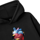 Handheld colorful rhinestone art heart Hoodie