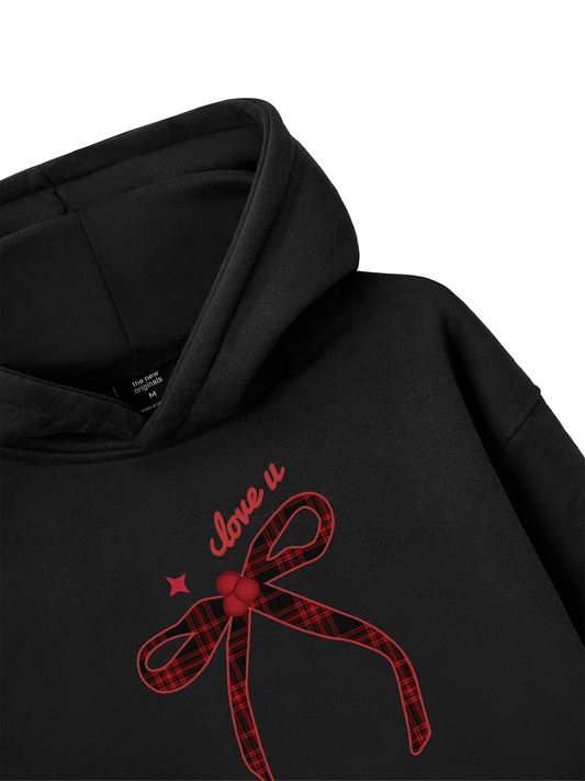 Couple Love You Xmas For Girl Hoodie
