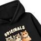 Áo Hoodie Nỉ Bông Cute Three Cat Vitamin Meow