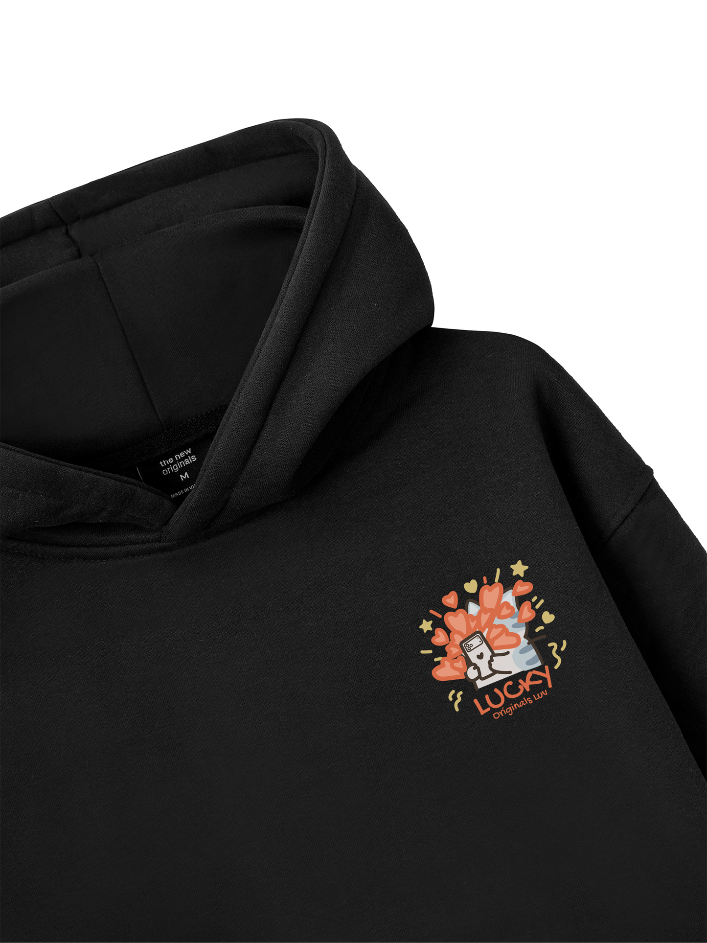 Áo Hoodie Nỉ Bông Lucky Luv Cat Couple