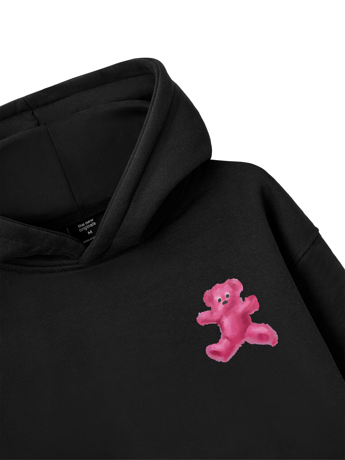 Crayon Three Bear Artwork Hoodie