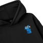 Áo Hoodie Nỉ Bông Fuzzy Font Dragon Blue