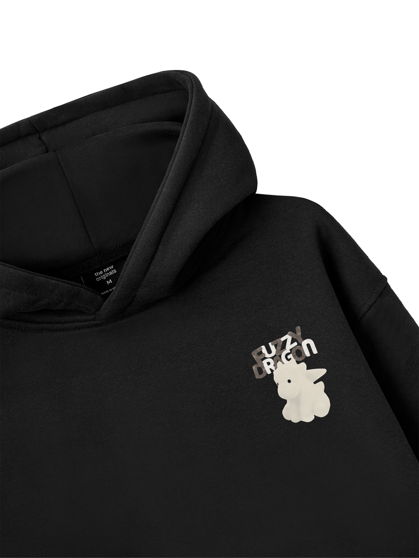Áo Hoodie Nỉ Bông Fuzzy Font Dragon