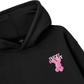 Áo Hoodie Nỉ Bông Pink Fuzzy Font Rabbit