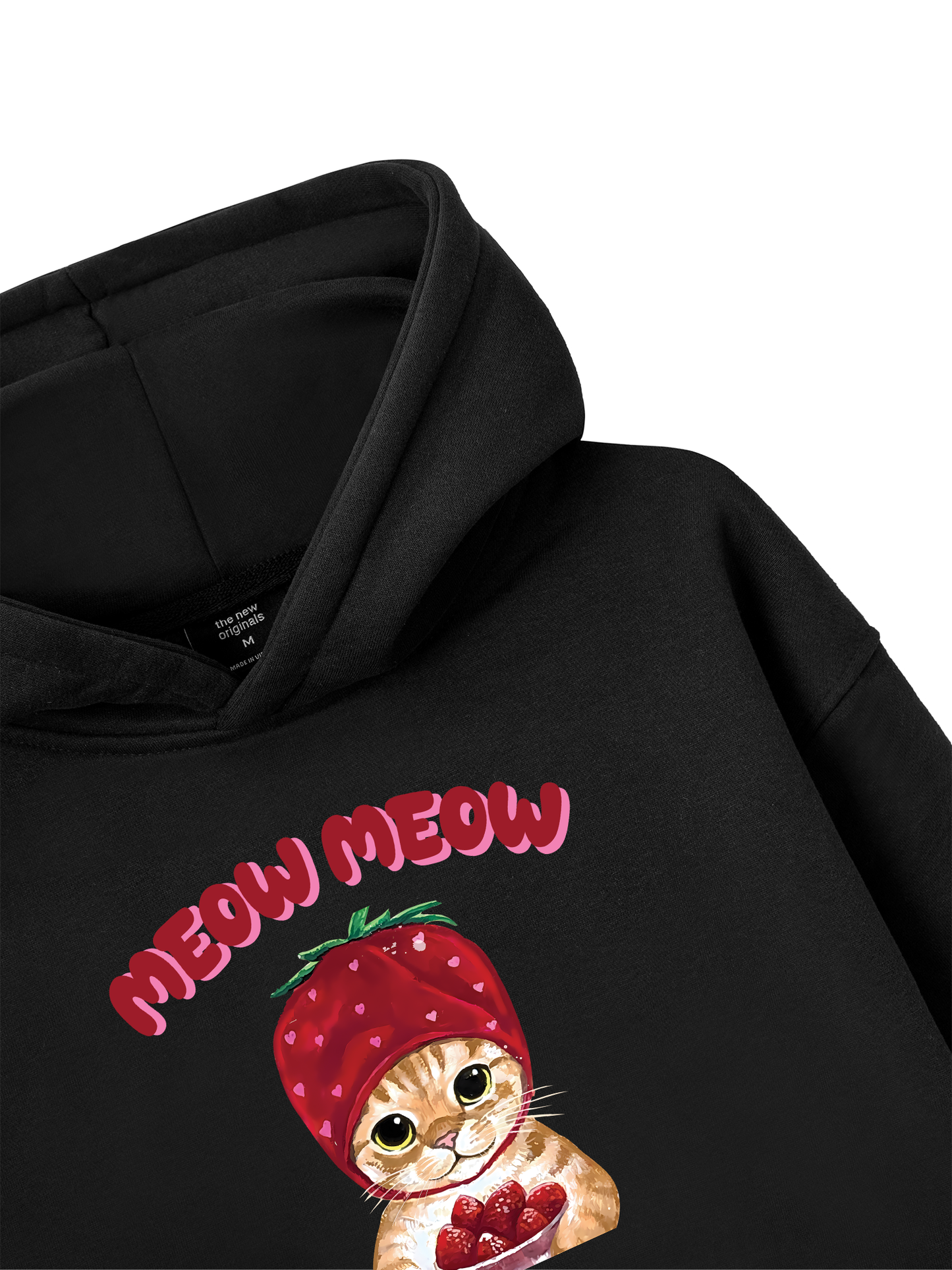 Meow Meow Strawberry Hoodie