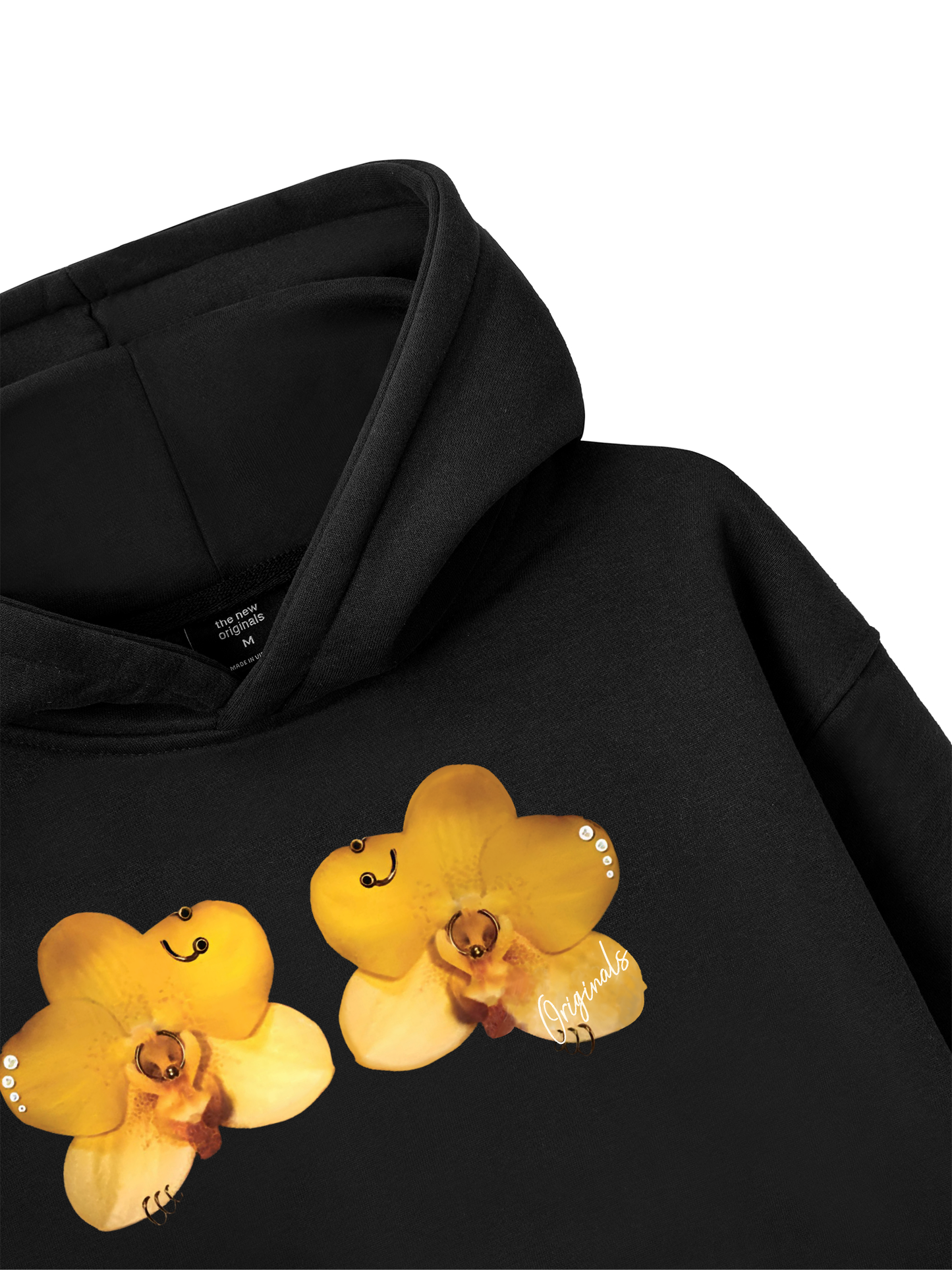 Flower Piercing Art Hoodie