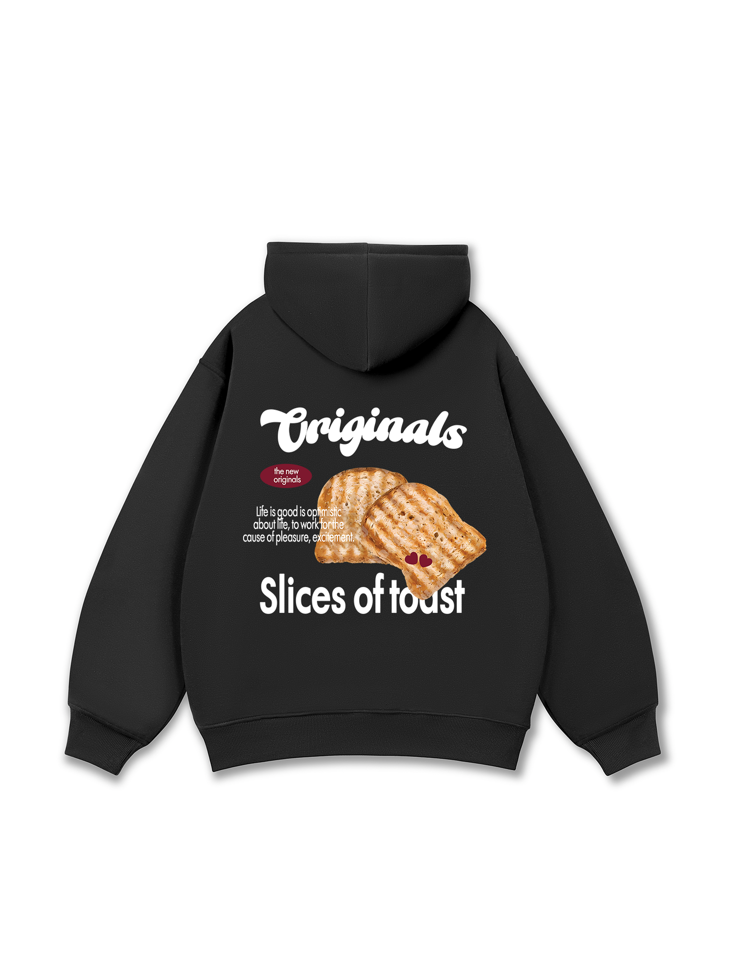 Áo Hoodie Nỉ Bông Sweet Passtry Slices Off Toast