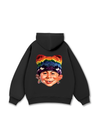 Bad Boy & Rainbow Crochet Hat Hoodie