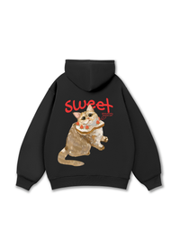 Strawberry Bread Cat Hoodie