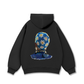 Blue Daisy Hairstyle Hoodie