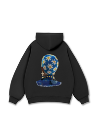 Blue Daisy Hairstyle Hoodie
