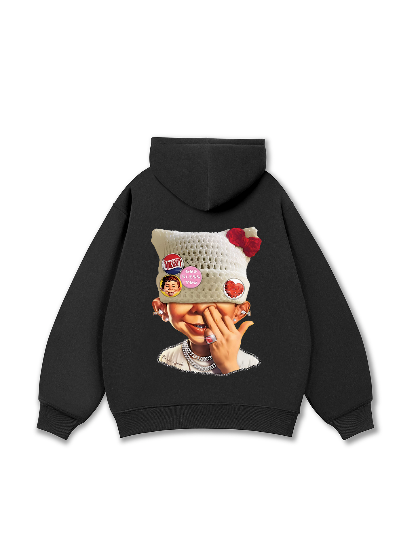 Badge DIY_ bad boy_s woolen hat Hoodie