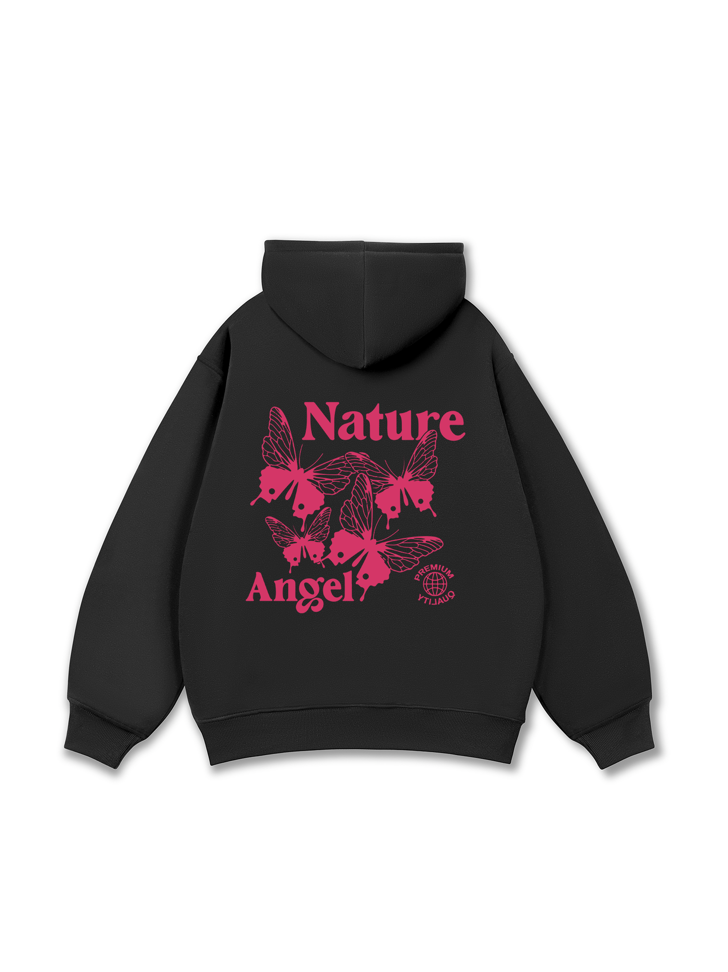 Pink Nature Angel Hoodie