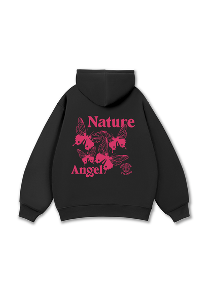 Pink Nature Angel Hoodie