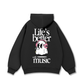 Life_s Better With Music Hoodie