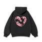 Áo Hoodie Nỉ Bông Meow Meow Heart