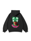 Summer Dopamine Kitty Cap Pink Gradient Hoodie