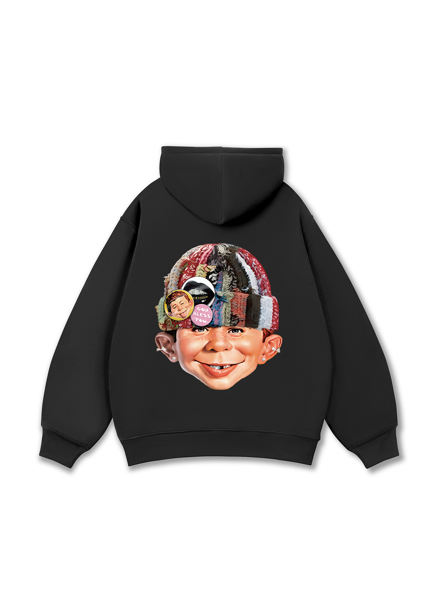 Bad Boy with Knit Cap Hoodie