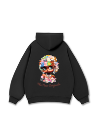 Colorful Plush Doll Head Cover Cartoon girl Hoodie