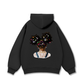 Colorful Diamond Hairpin Afro Girl Hoodie